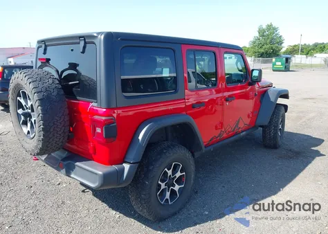 2021 Jeep Wrangler Unlimited Rubicon z USA, uszkodzony, nr VIN 1C4HJXFG2MW575541